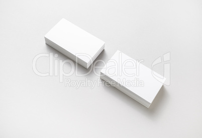 Blank business cards