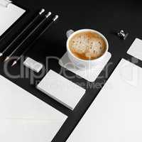 Blank corporate stationery