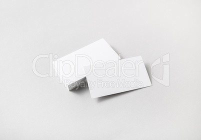 Blank business cards