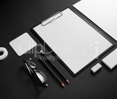 Corporate stationery mockup