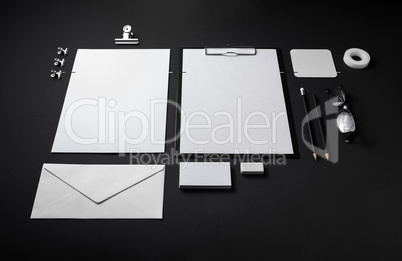 Blank stationery set