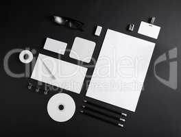 Blank corporate stationery