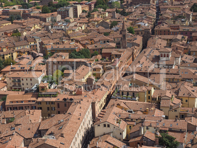 Aerial view of Bologna