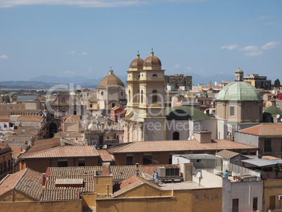 Aerial view of Cagliari