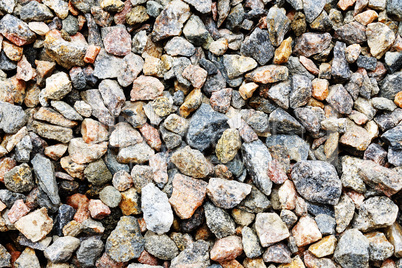 Gravel. Pebbles. Small stones.