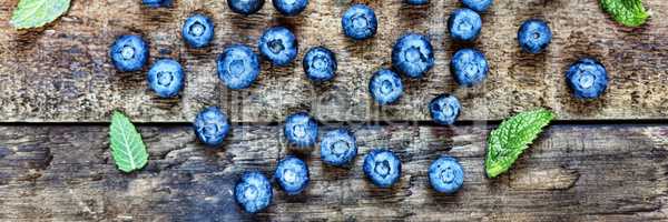 Natural background. Food background. Blueberries ripe