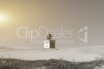 Sand dunes of Rubjerg Knude in Denmark