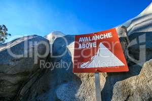 Avalanche Sign