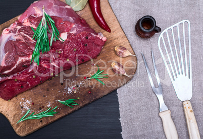 a piece of fresh beef a piece of fresh beef
