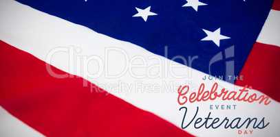 Composite image of logo for veterans day in america