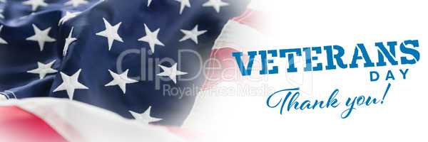 Composite image of logo for veterans day in america