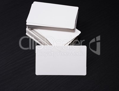 white rectangular paper business cards
