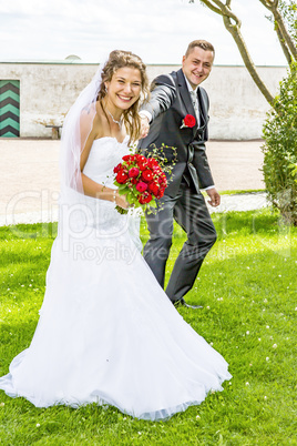 bride and groom