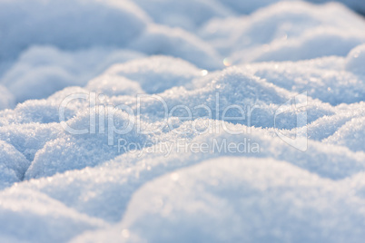 Nice winter texture from snow