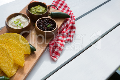 Various mexican food ingredients