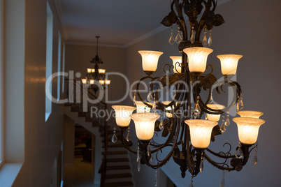 Chandelier at home