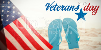 Composite image of logo for veterans day in america