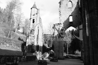 Die Klosterruine Allerheilgen im Schwarzwald