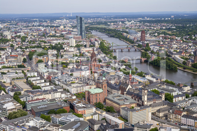 Stadtansicht von Frankfurt am Main, Deutschland