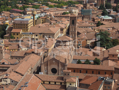 Aerial view of Bologna