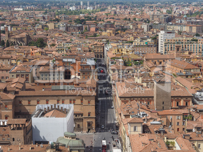 Aerial view of Bologna