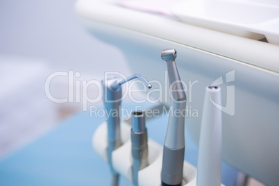 Dental equipments at medical clinic