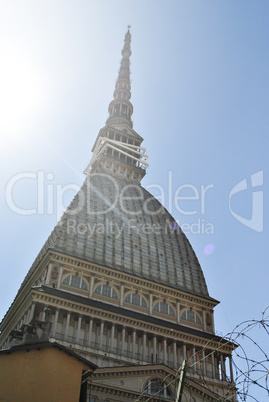 Bottom view of the Mole Antonelliana