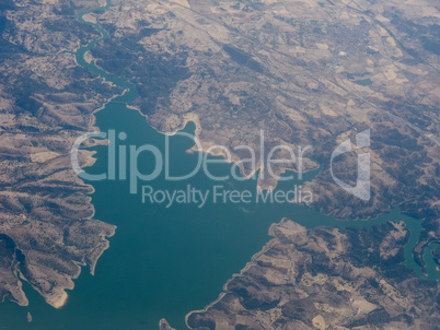 Aerial view of Sardinia