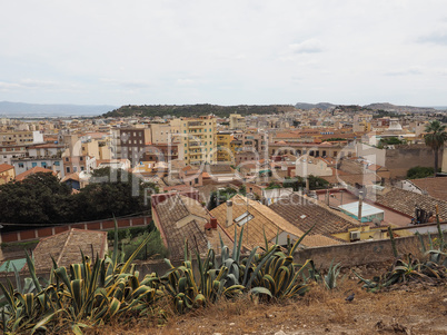 Aerial view of Cagliari