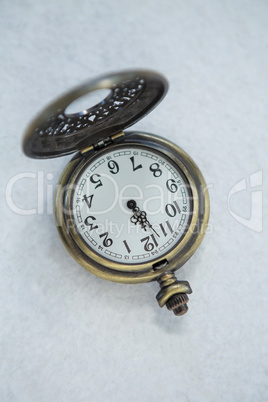 Stop watch on a white background