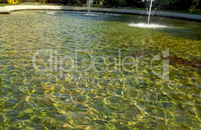 green water surface background