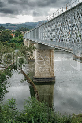 Puente Internacional über den Rio Minho, Valenca, Portugal