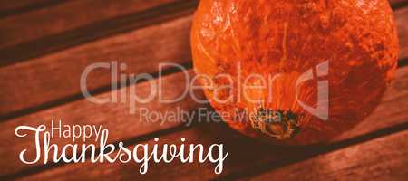 Composite image of thanksgiving greeting text