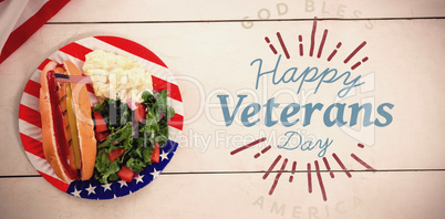 Composite image of logo for the veterans day