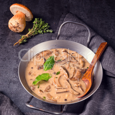 Tasty mushroom sauce