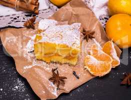 piece of mandarin cake