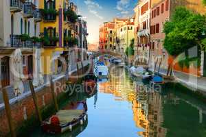 Venetian water canal Italy