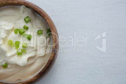 Mexican dip on table