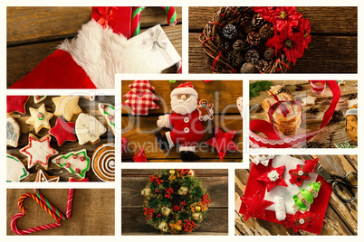 Christmas candy and decoration