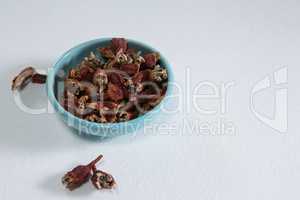 Bowl of dried berries