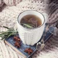 herbal tea with rosemary