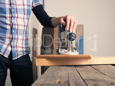 Carpentry or joinery concept image