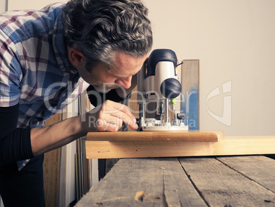 Carpentry or joinery concept image