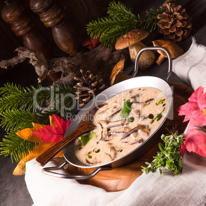 Tasty mushroom sauce