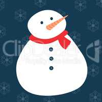 Snowman greeting card