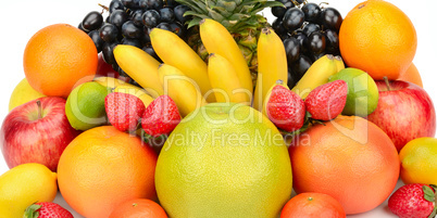 fruit isolated on a white background