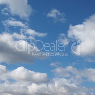 blue sky with clouds background