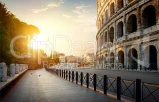 Colosseum in the morning