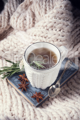 herbal tea with rosemary