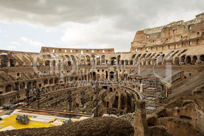 Beautiful photo of the Colosseum in Rome .